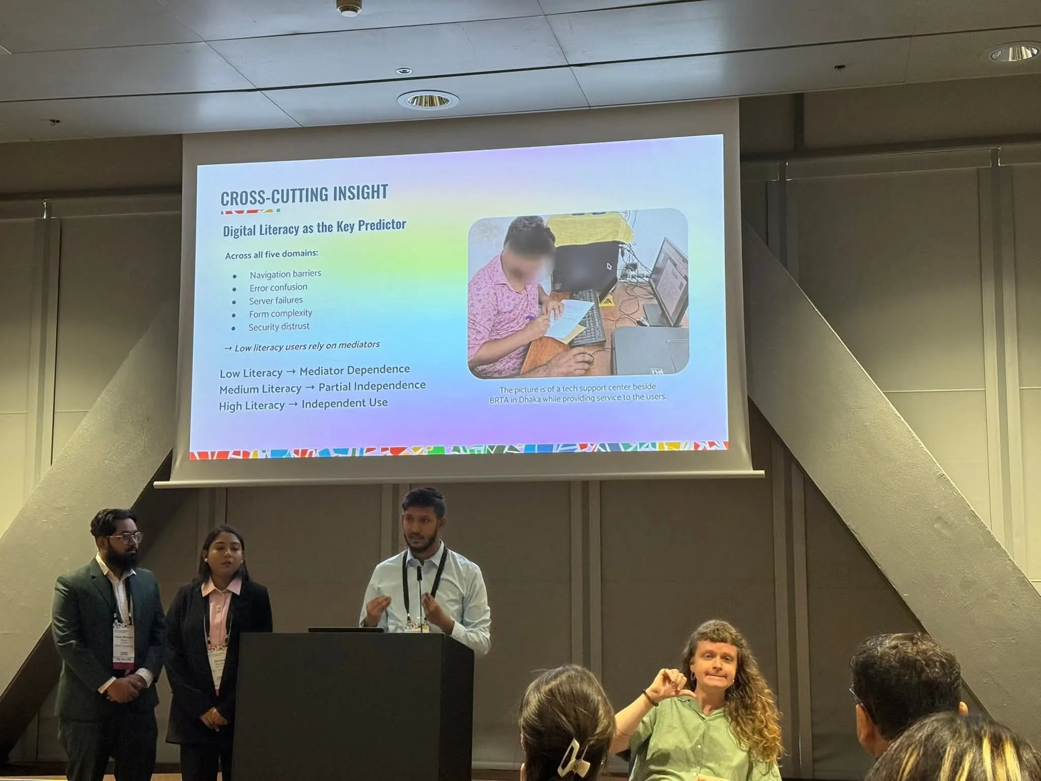 Me presenting our work at CHI ‘26